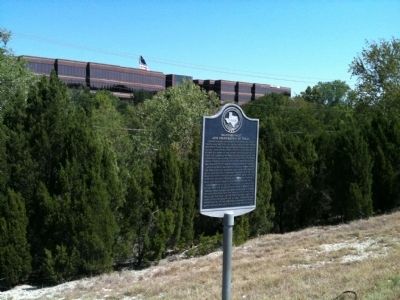 Balcones Fault Aids Colonization of Texas Marker image. Click for full size.