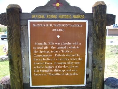 Magnolia Ellis, “Magnificent Magnolia” Marker image. Click for full size.