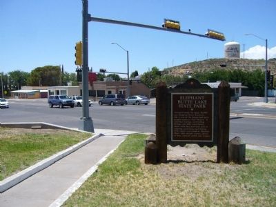 Elephant Butte Lake State Park Marker image. Click for full size.