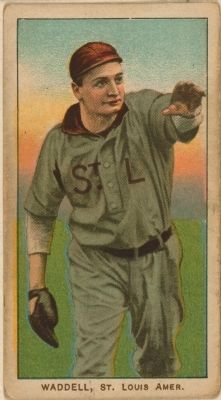 Rube Waddell image. Click for full size.
