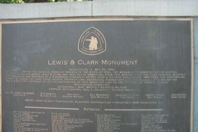 Lewis & Clark Monument 4 image. Click for full size.