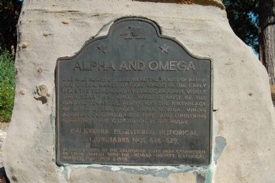 Alpha and Omega Marker image. Click for full size.
