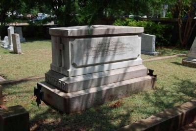Ellison and Rebecca Capers Tombstone<br>Northeast Corner image. Click for full size.