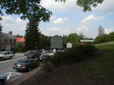 Wide view of the Stonewall Jackson Female Institute Marker image. Click for full size.
