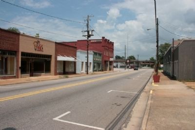 East view of Downtown Childersburg along 1st Street SW. Click for full size. East view of Downtown Childersburg along 1st Street SW image. Click for full size.