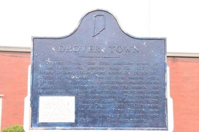Drover Town Marker image. Click for full size.