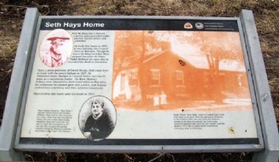 Seth Hays Home Marker. Click for full size. Seth Hays Home Marker image. Click for full size.