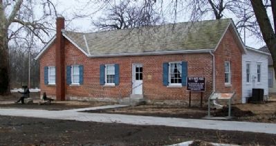 Seth Hays Home and Marker image. Click for full size.
