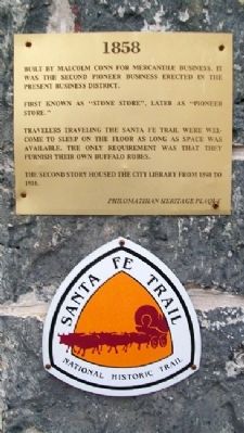 Malcolm Conn Store Marker. Click for full size. Malcolm Conn Store Marker image. Click for full size.