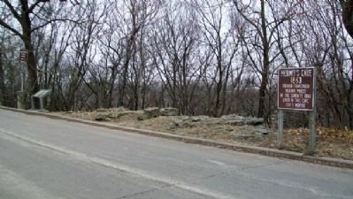 Hermit's Cave Markers. Click for full size. Hermit's Cave Markers image. Click for full size.
