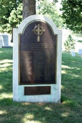 Chaplains Hill marker, third from the left image. Click for full size.