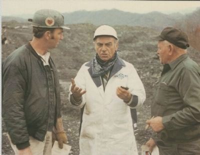 Jock Yablonski visting coal miners. Click for full size. Jock Yablonski visting coal miners image. Click for full size.