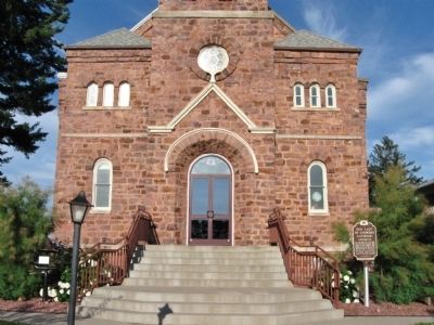 Our Lady of Lourdes Catholic Church Marker. Click for full size. Our Lady of Lourdes Catholic Church Marker image. Click for full size.