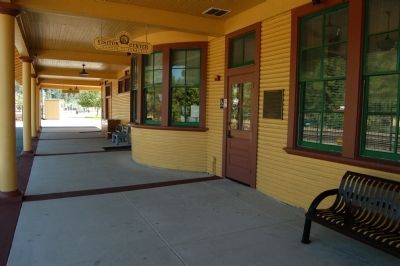 Colfax Passenger Depot Marker. Click for full size. Colfax Passenger Depot Marker image. Click for full size.