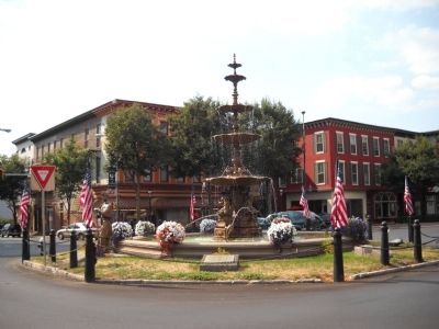 Chambersburg Memorial Fountain image. Click for full size.