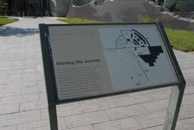 Western Historic Trails Center; Starting the Journey Marker image. Click for full size.