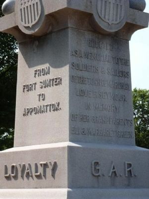 G.A.R.-W.R.C. memorial Marker image. Click for full size.