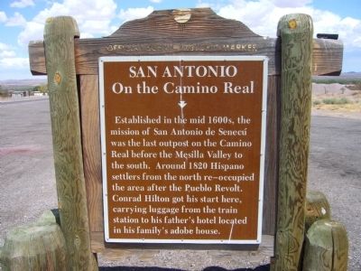 San Antonio Marker image. Click for full size.
