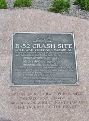 B-52 Crash Site Marker image. Click for full size.