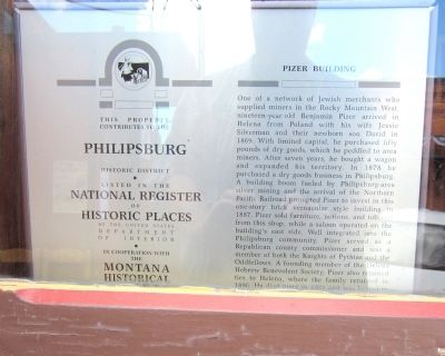 Pizer Building Marker image. Click for full size.
