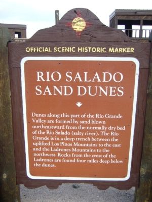 Rio Salado Sand Dunes Marker image. Click for full size.