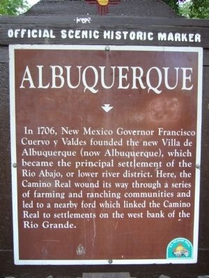 Previous Albuquerque Marker image. Click for full size.