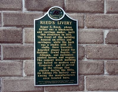 Reed's Livery Marker image. Click for full size.