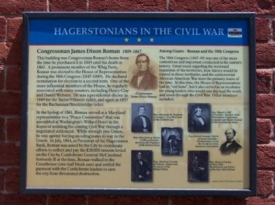Hagerstonians In The Civil War Marker image. Click for full size.