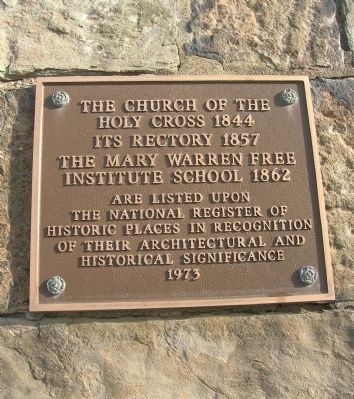 Church of the Holy Cross Marker. Click for full size. Church of the Holy Cross Marker image. Click for full size.