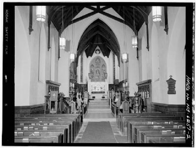Church of the Holy Cross - View Down Nave Toward Apse. Click for full size. Church of the Holy Cross - View Down Nave Toward Apse image. Click for full size.