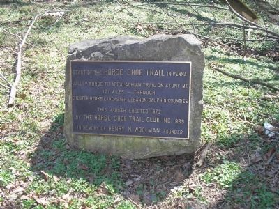 Horse-Shoe Trail Marker image. Click for full size.