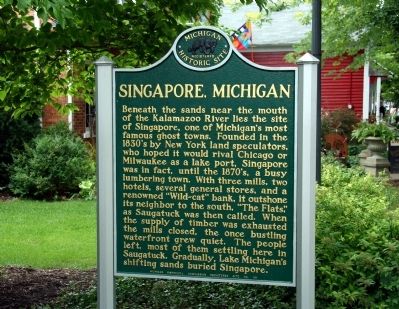 Singapore, Michigan Marker image. Click for full size.