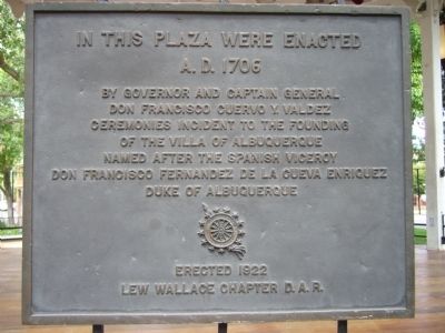 In Founding of Albuquerque Marker image. Click for full size.