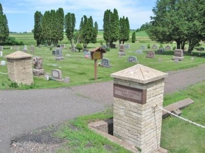 Bohemian National Cemetery and Marker image. Click for full size.