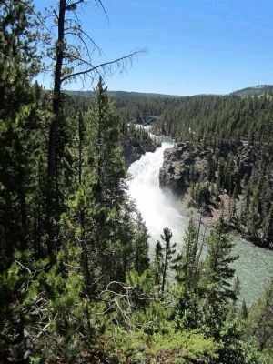 Upper Falls of the Yellowstone River image. Click for full size.