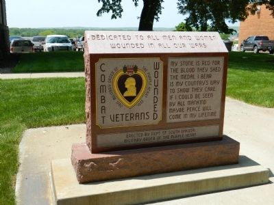 Combat Wounded Veterans Marker image. Click for full size.