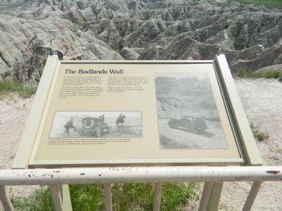 The Badlands Wall Marker. Click for full size. The Badlands Wall Marker image. Click for full size.