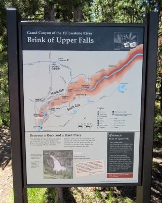 Brink of Upper Falls Marker image. Click for full size.