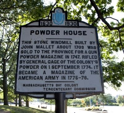 Powder House Marker image. Click for full size.