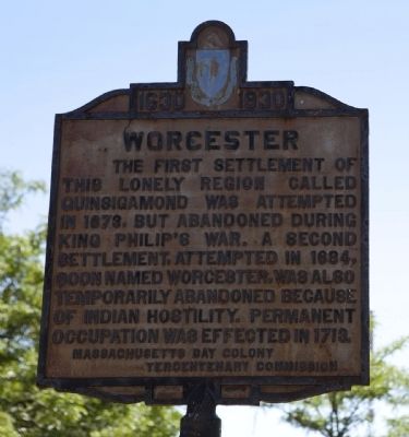 Worcester(Lincoln Square) Marker image. Click for full size.