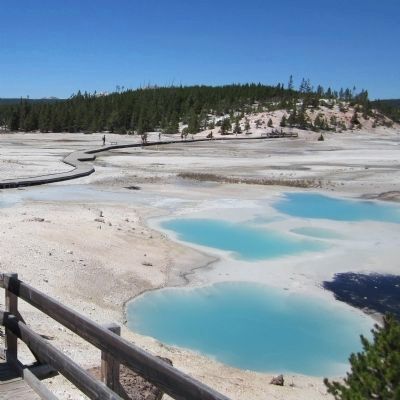 "Porcelain Basin" at Norris Geyser Basin. Click for full size. "Porcelain Basin" at Norris Geyser Basin image. Click for full size.