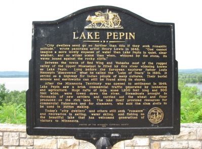 Lake Pepin Marker image. Click for full size.