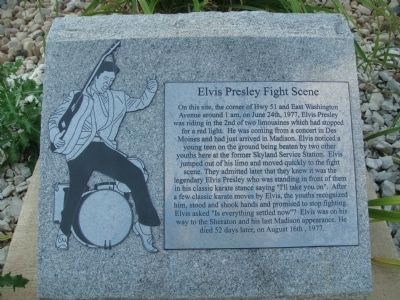 Elvis Presley Fight Scene Marker image. Click for full size.