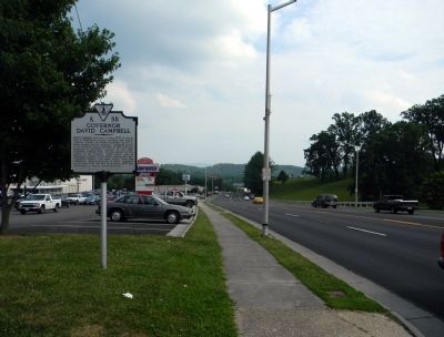 Wide View of the Governor David Campbell Marker image. Click for full size.