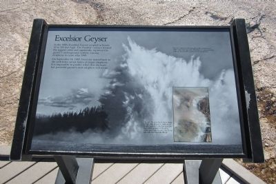 Excelsior Geyser Marker image. Click for full size.
