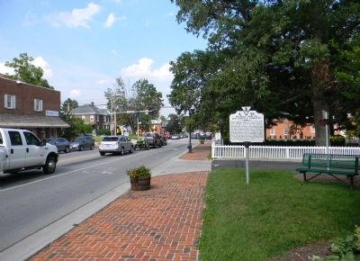 Wide view of the Boyhood Home of Gen. Joseph E. Johnston Marker. Click for full size. Wide view of the Boyhood Home of Gen. Joseph E. Johnston Marker image. Click for full size.