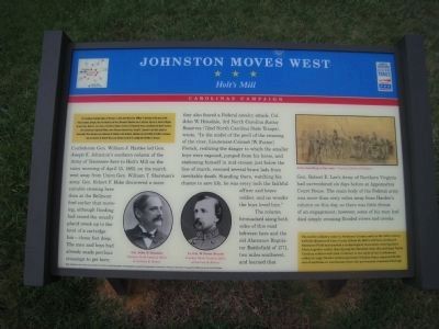 Johnston Moves West Marker. Click for full size. Johnston Moves West Marker image. Click for full size.