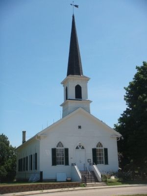 The Big Church on the Hillside Marker image. Click for full size.