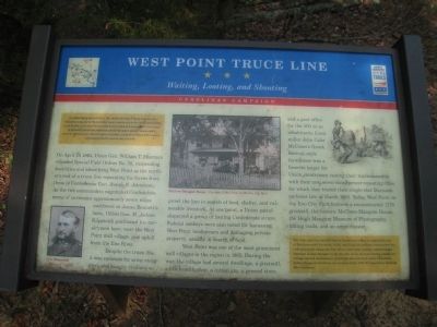 West Point Truce Line Marker image. Click for full size.
