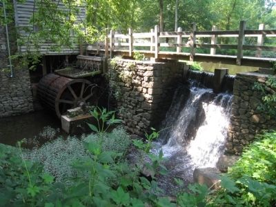 Reconstructed 1778 gristmill image. Click for full size.